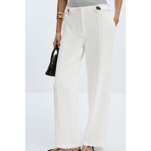 NWT ZARACONTRAST STITCHING LOOP PANTS